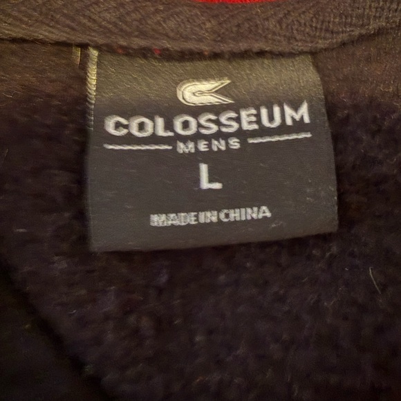 Colosseum Alabama Crimson Tide Black Pullover Hoodie Men’s Large Roll Tide - Picture 2 of 2